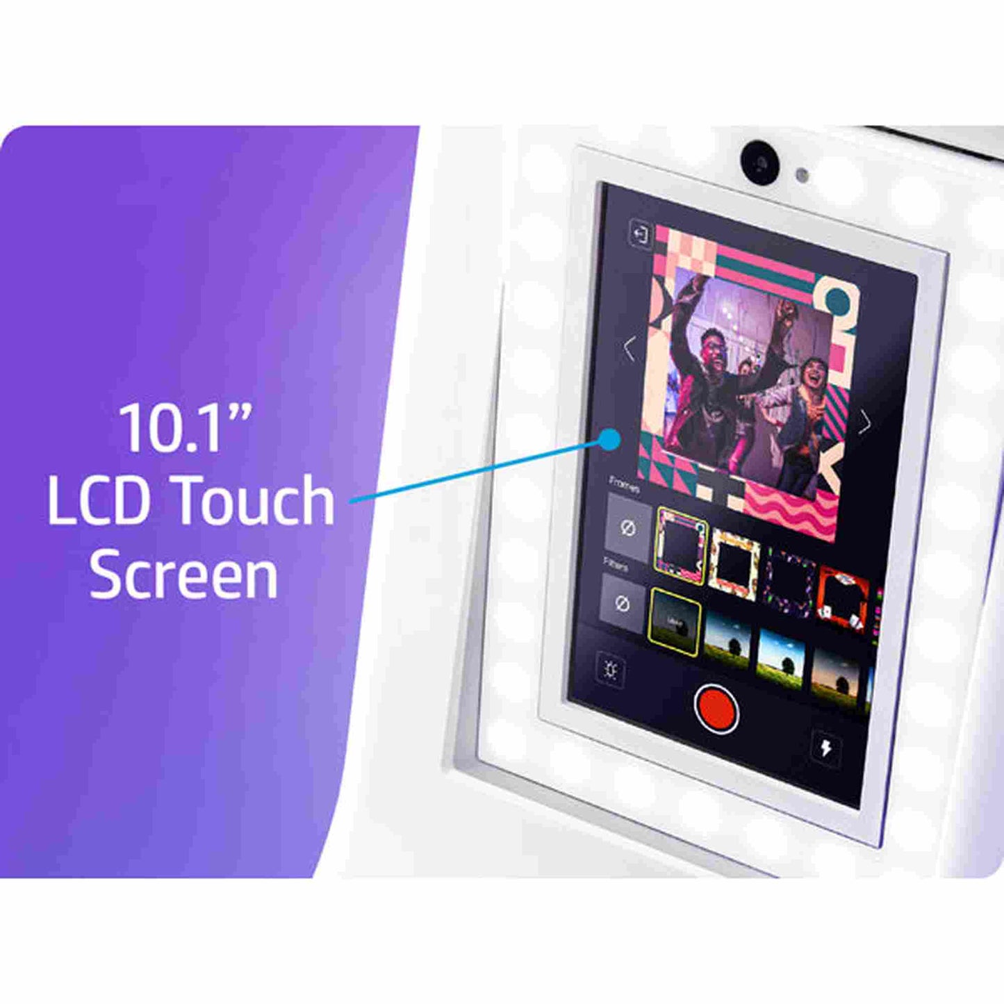 HP | HP Sprocket Photobooth Instant 3x4” Colour Photo Printer - White