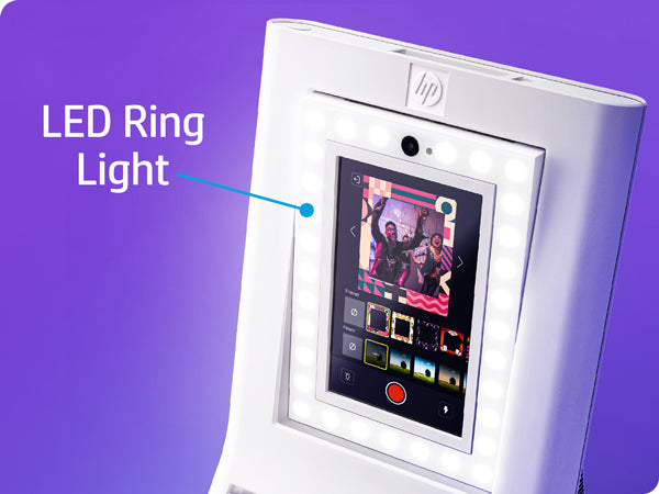 HP | HP Sprocket Photobooth Instant 3x4” Colour Photo Printer - White