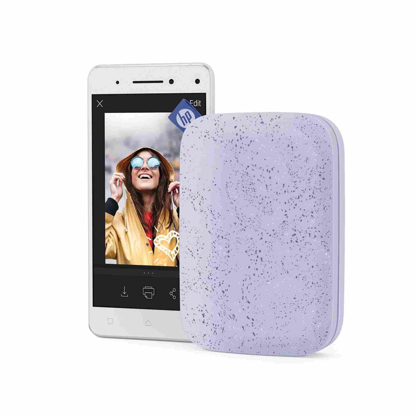 HP | HP Sprocket 2x3 Portable Instant Photo Printer – Purple