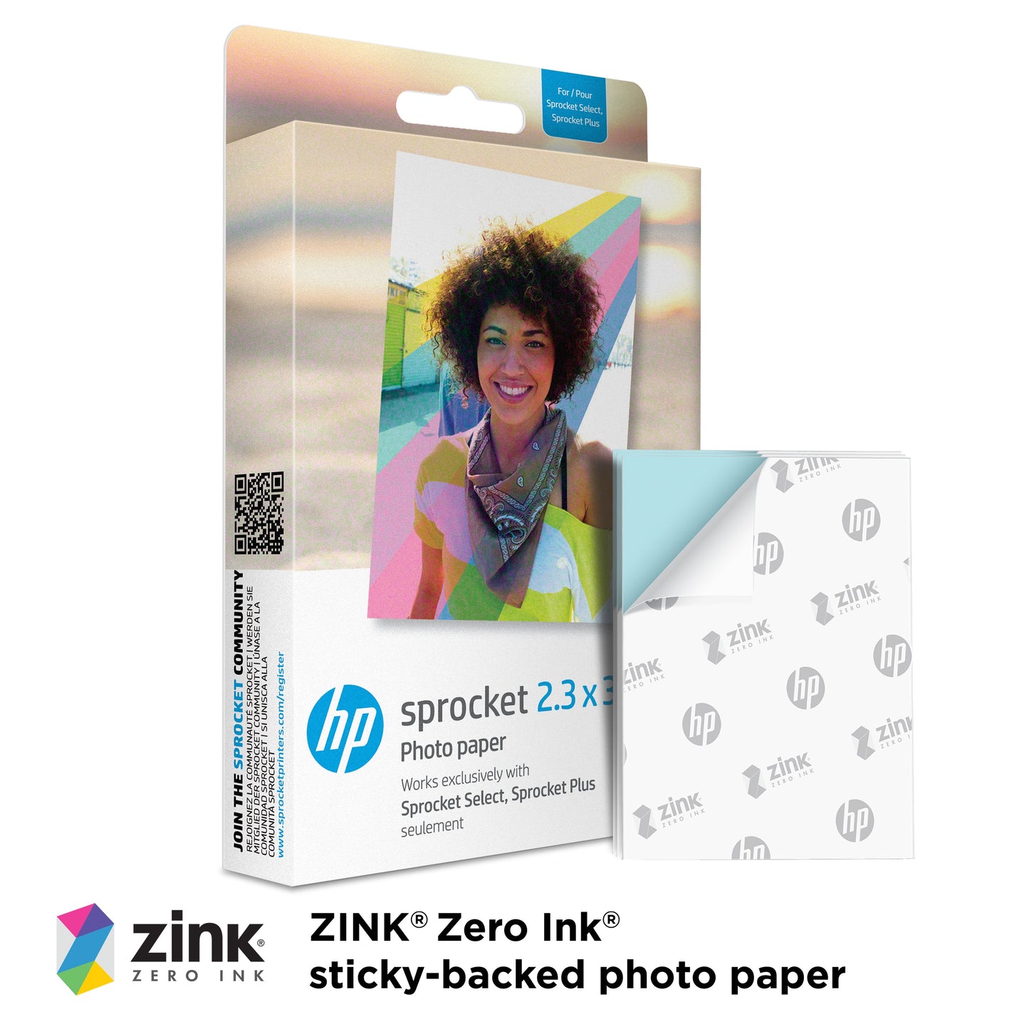 HP | 20 Sheets - HP Sprocket Select 20 Pack 2.3x3.4