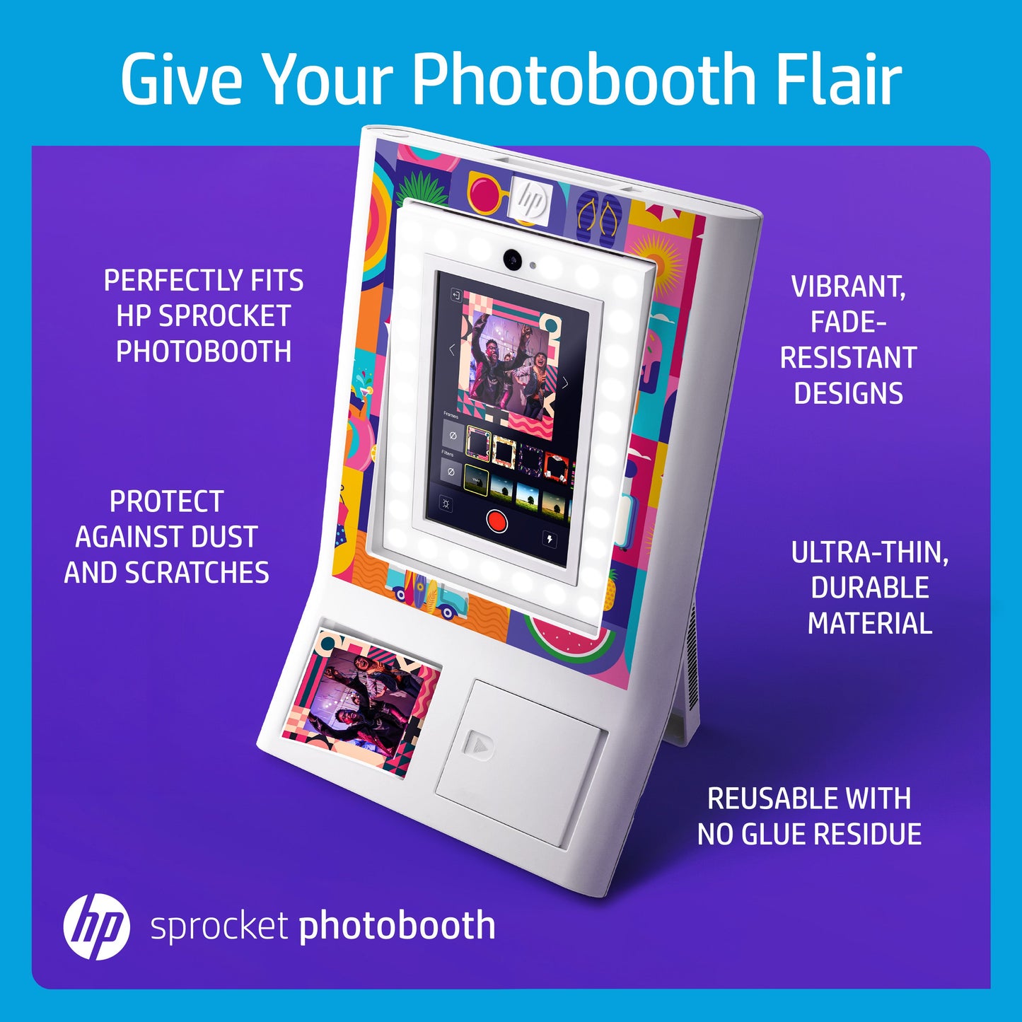 HP | HP Sprocket Photobooth Screen Protector - 15 Pack