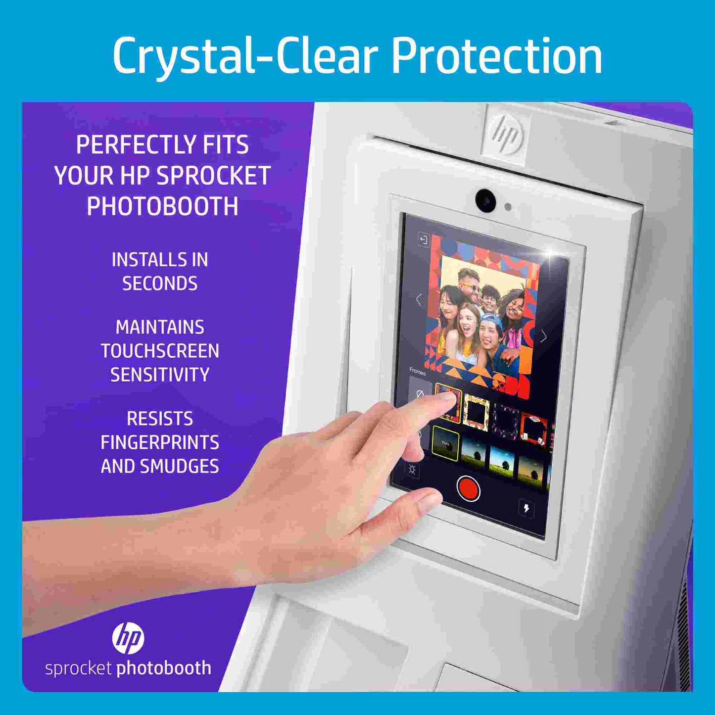 HP | HP Sprocket Photobooth Screen Protector - 2 Pack