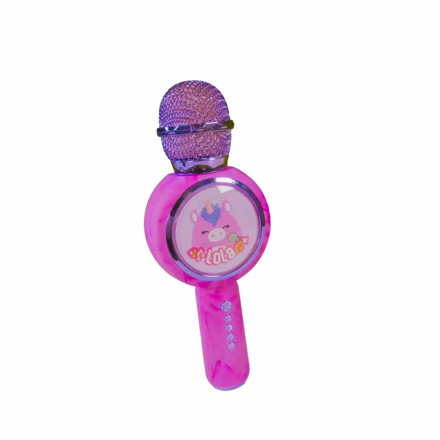 Lazerbuilt Squishmallows Lola the Unicorn Karaoke Microphone