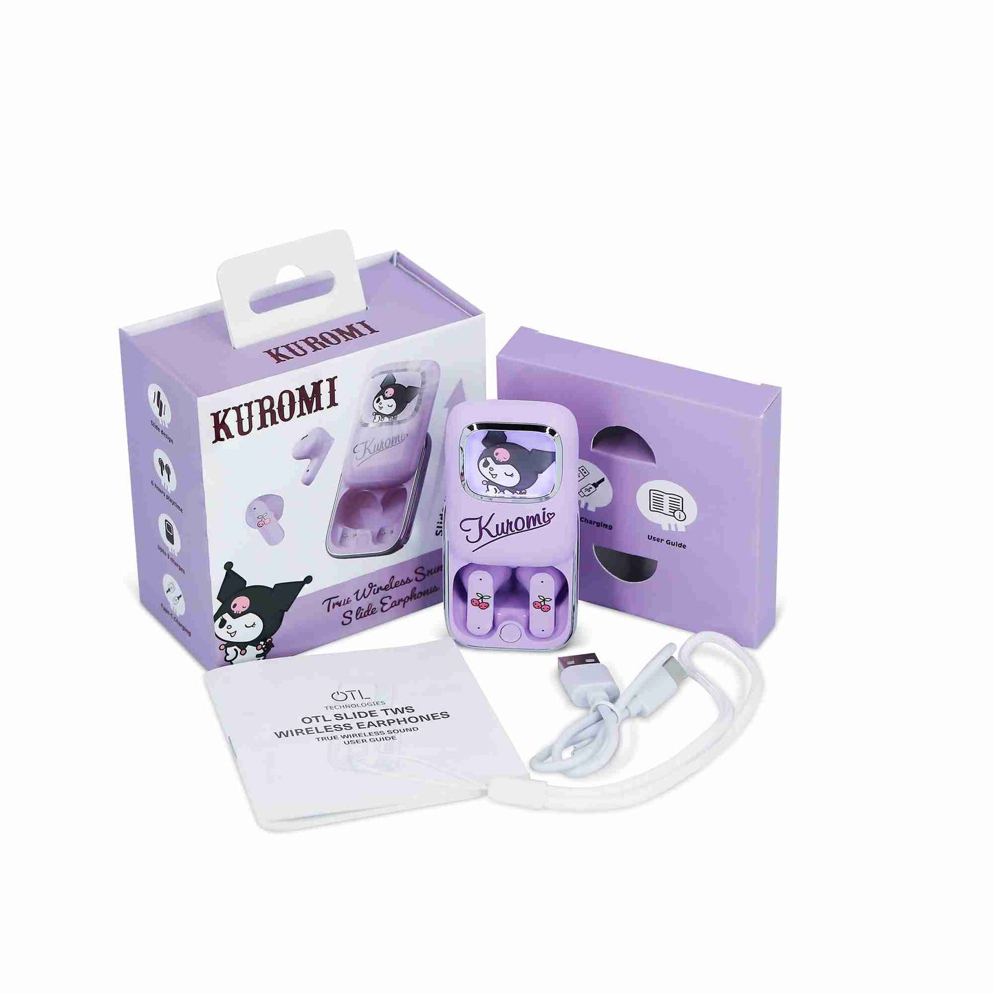 OTL Kuromi TWS Slide Earphones