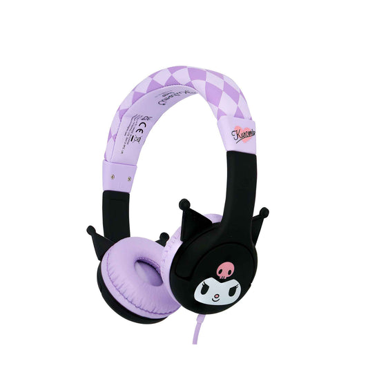 OTL Kuromi Moulded Ears Kids Wired Headphones