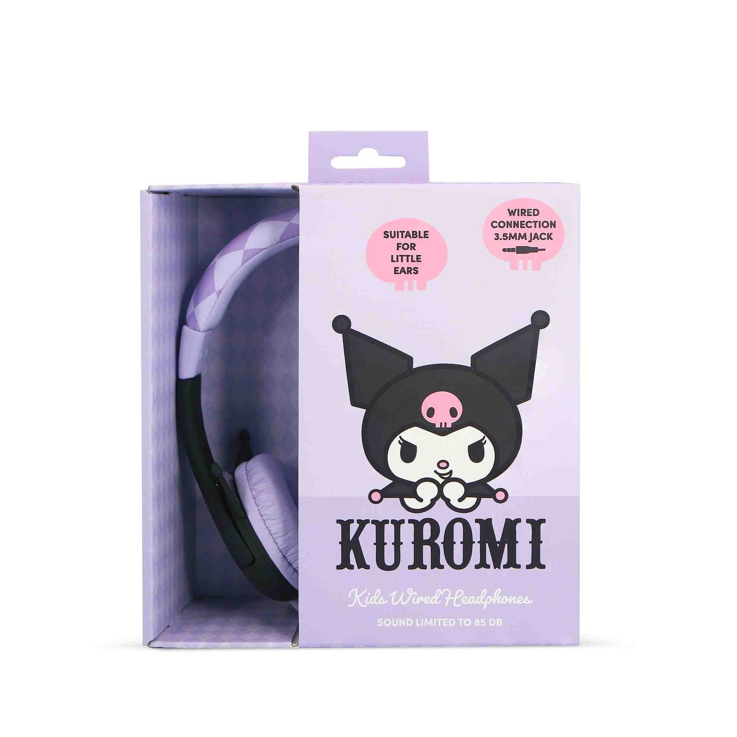 OTL Kuromi Moulded Ears Kids Wired Headphones
