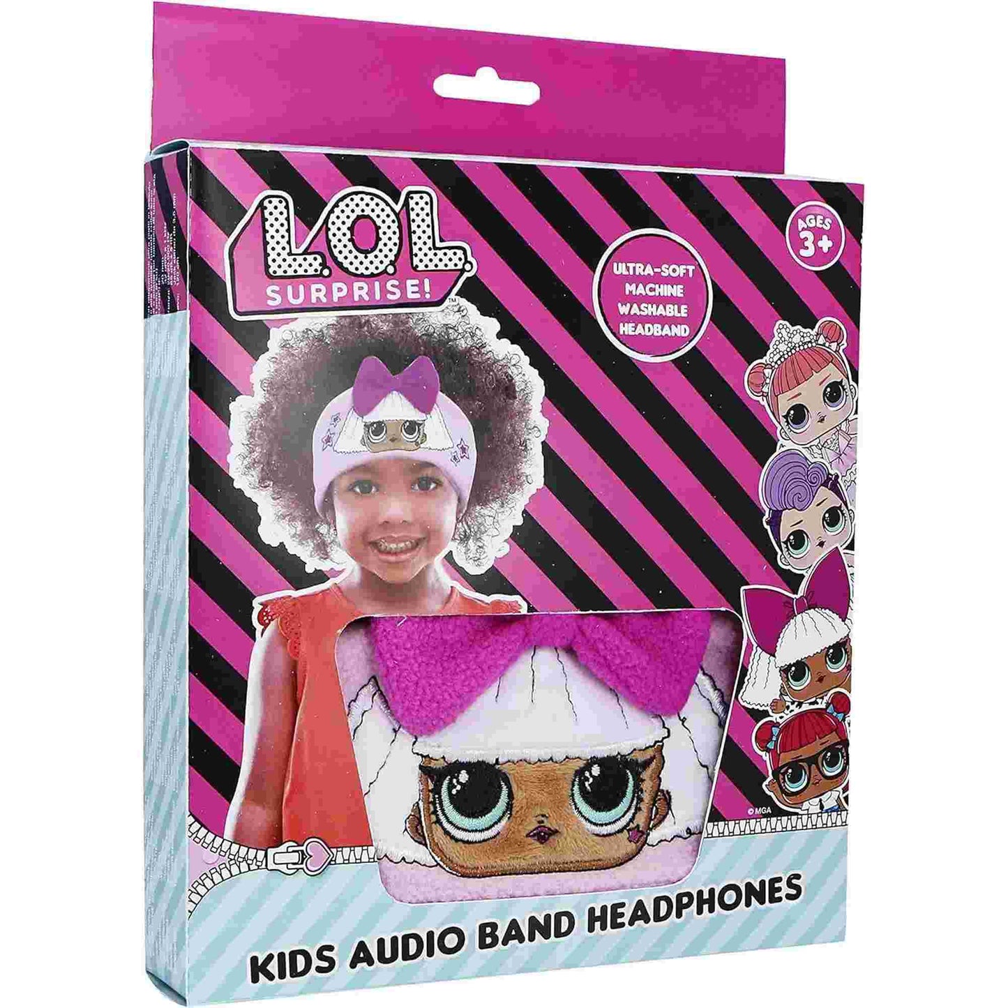 OTL | L.O.L Surprise! Kid's Fleece Audio Band Washable Wired Headphones