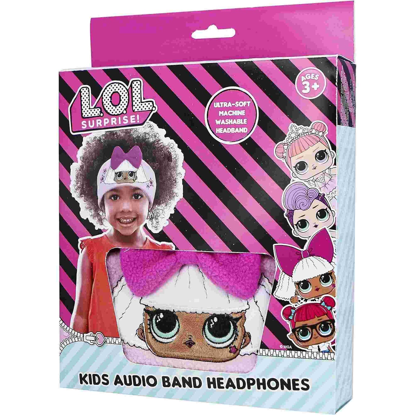 OTL | L.O.L Surprise! Kid's Fleece Audio Band Washable Wired Headphones