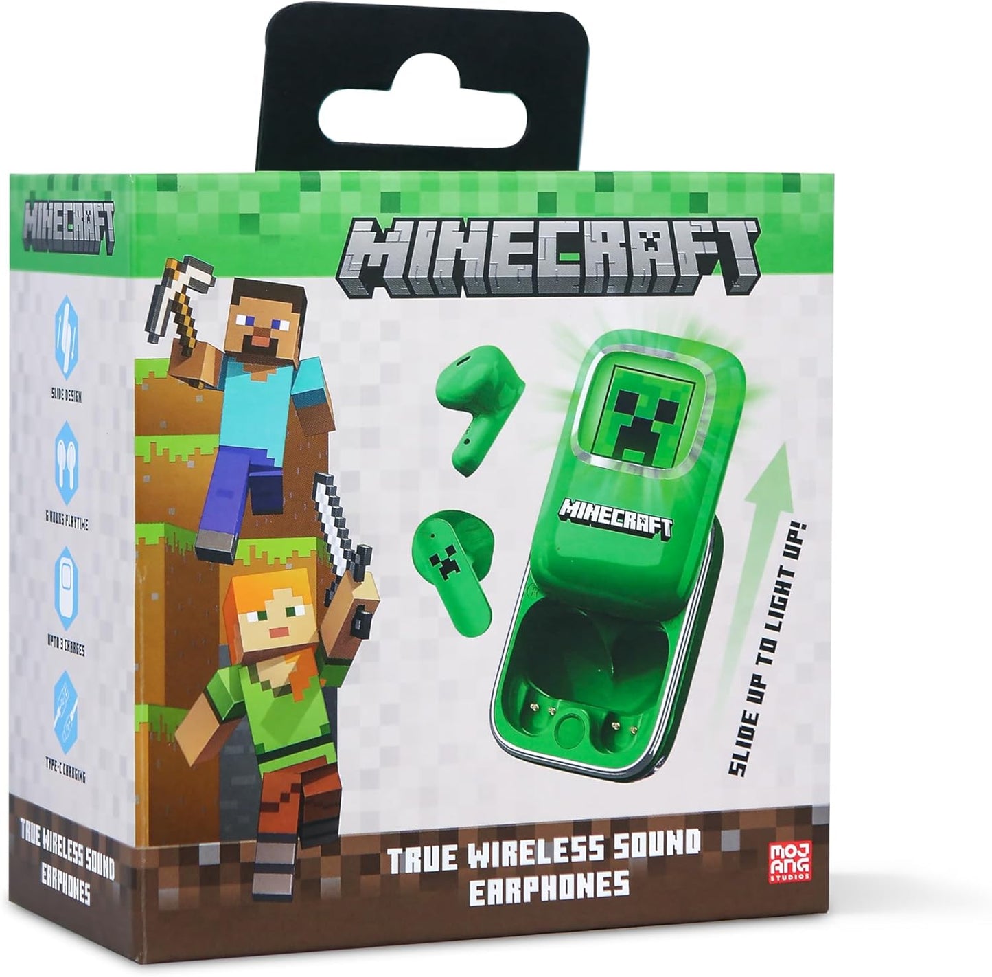 OTL | Minecraft Creeper Slide Open TWS Earphones