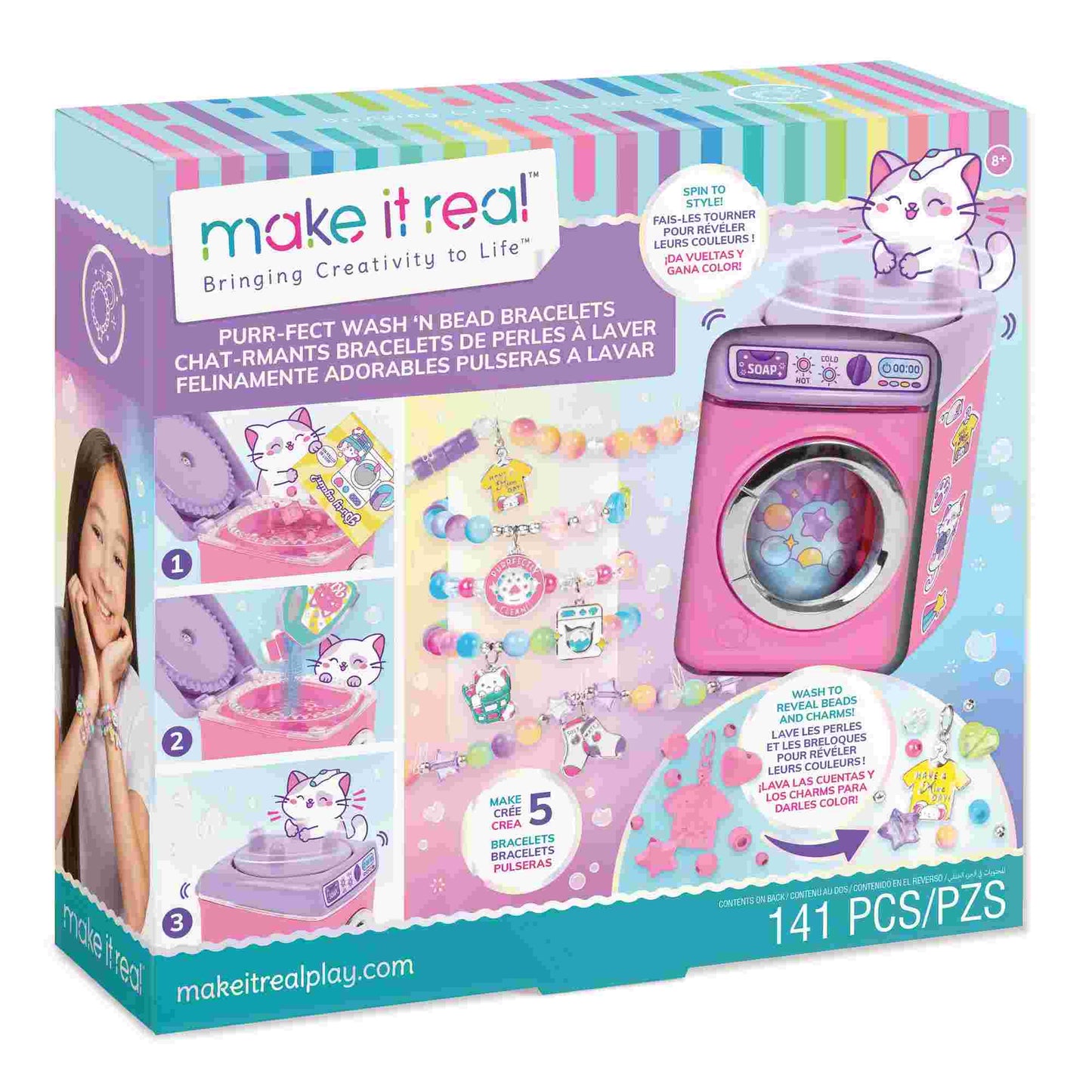 Make it Real | Purr-fect Wash ‘N Bead Bracelets