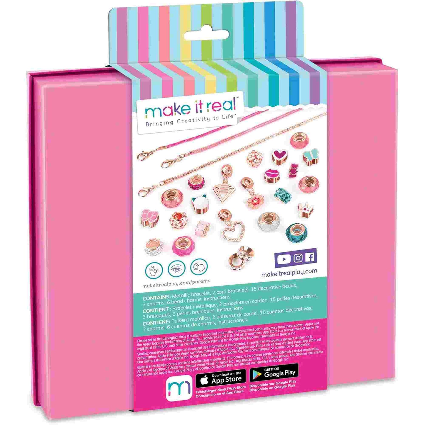 Make it Real | Halo Charms DIY Friendship Bracelet Making Kit Craft Set