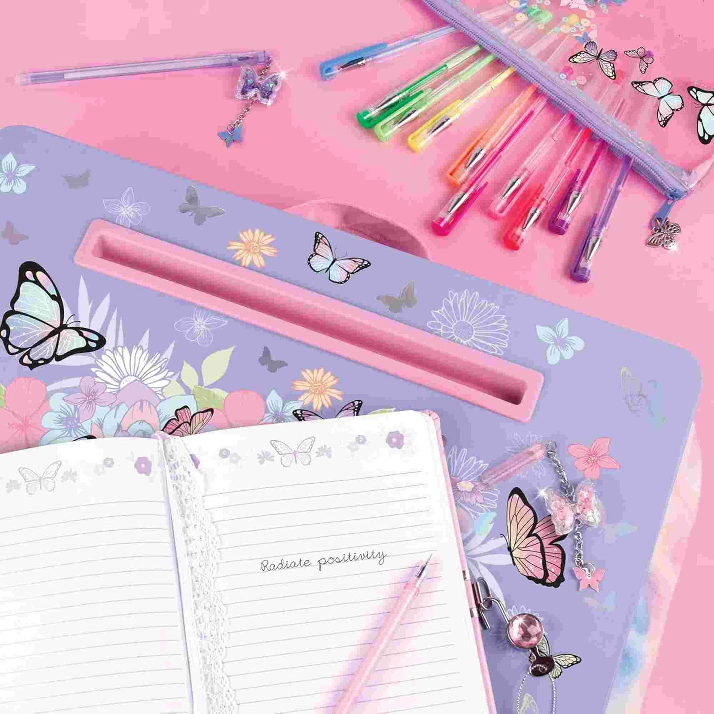 Make it Real | Butterfly Cushioned Lap Desk with Tablet Holder