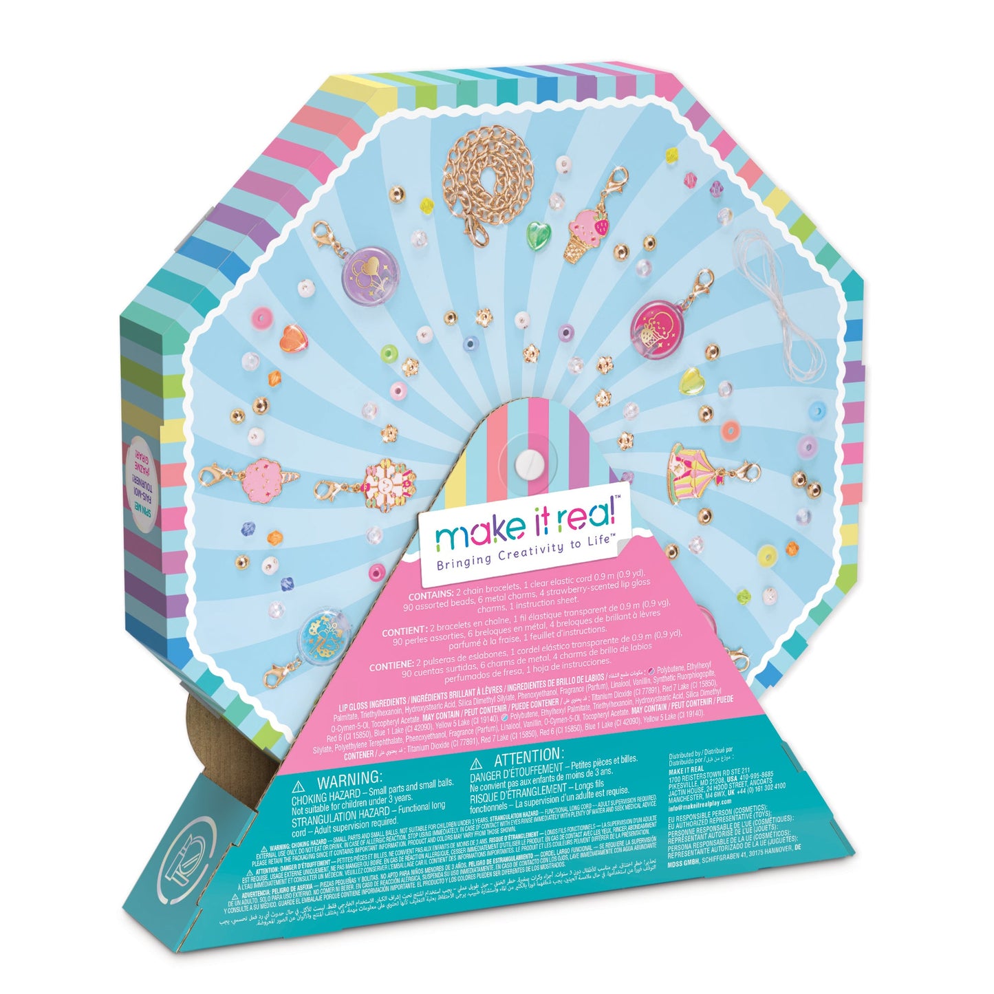 Make it Real | Sweet Spin Carnival Lip Gloss Bracelets