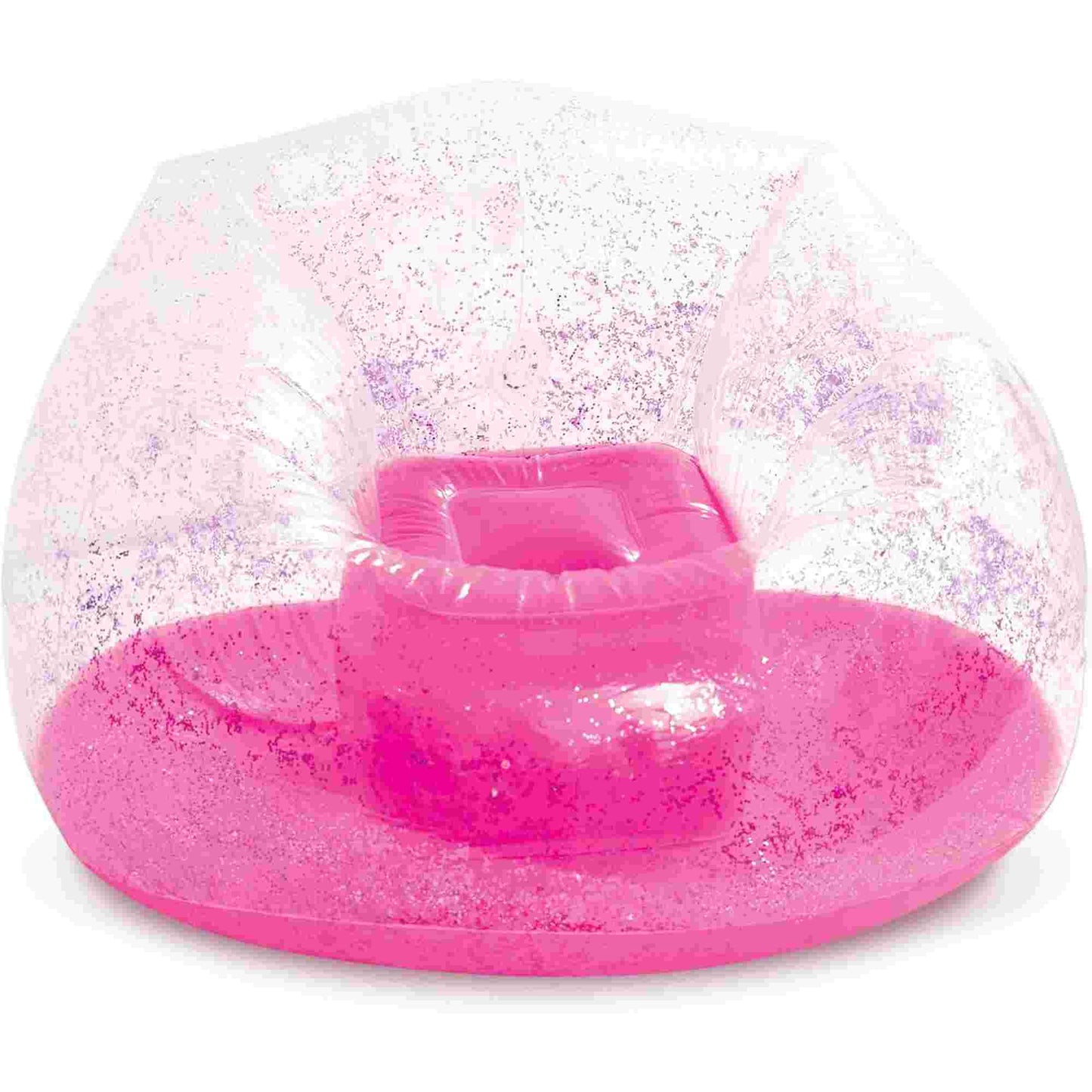 Make it Real | Inflatable Sparkle Chair Pink