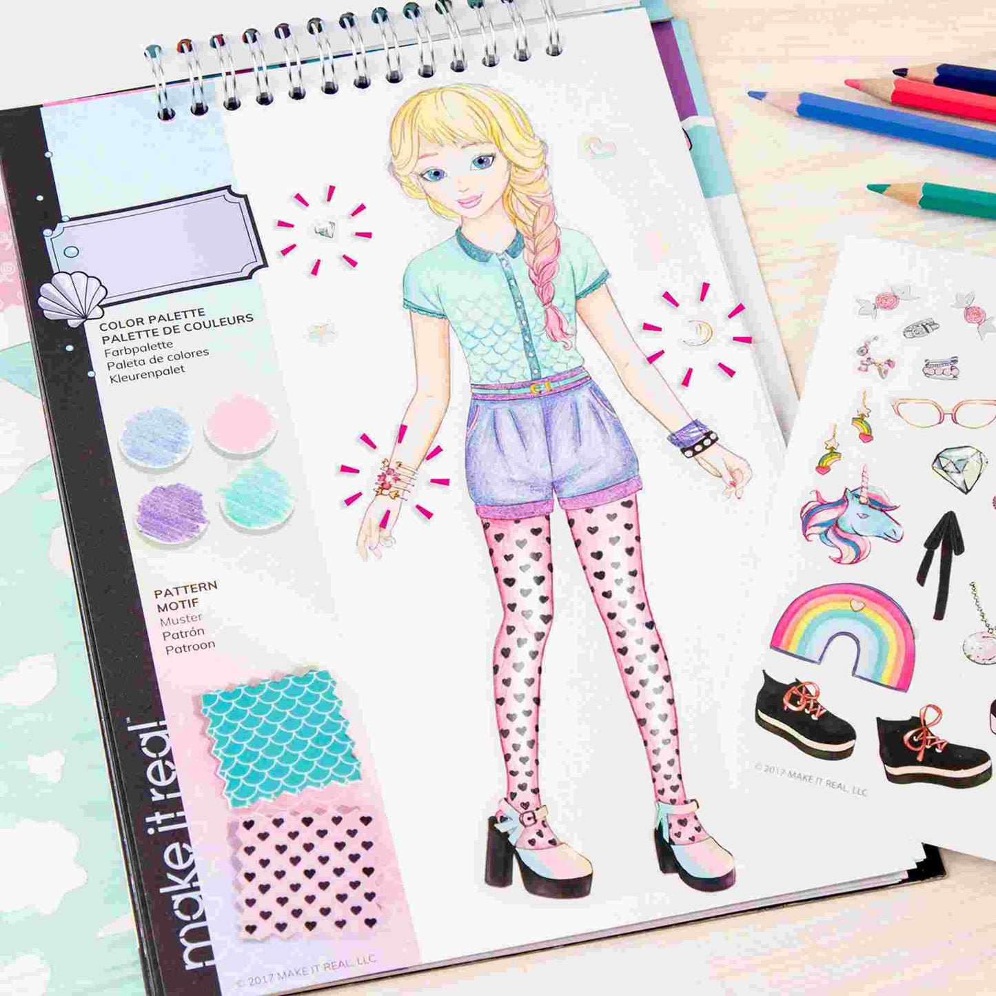 Make it Real | Fashion Design Sketchbook: Pastel Pop!