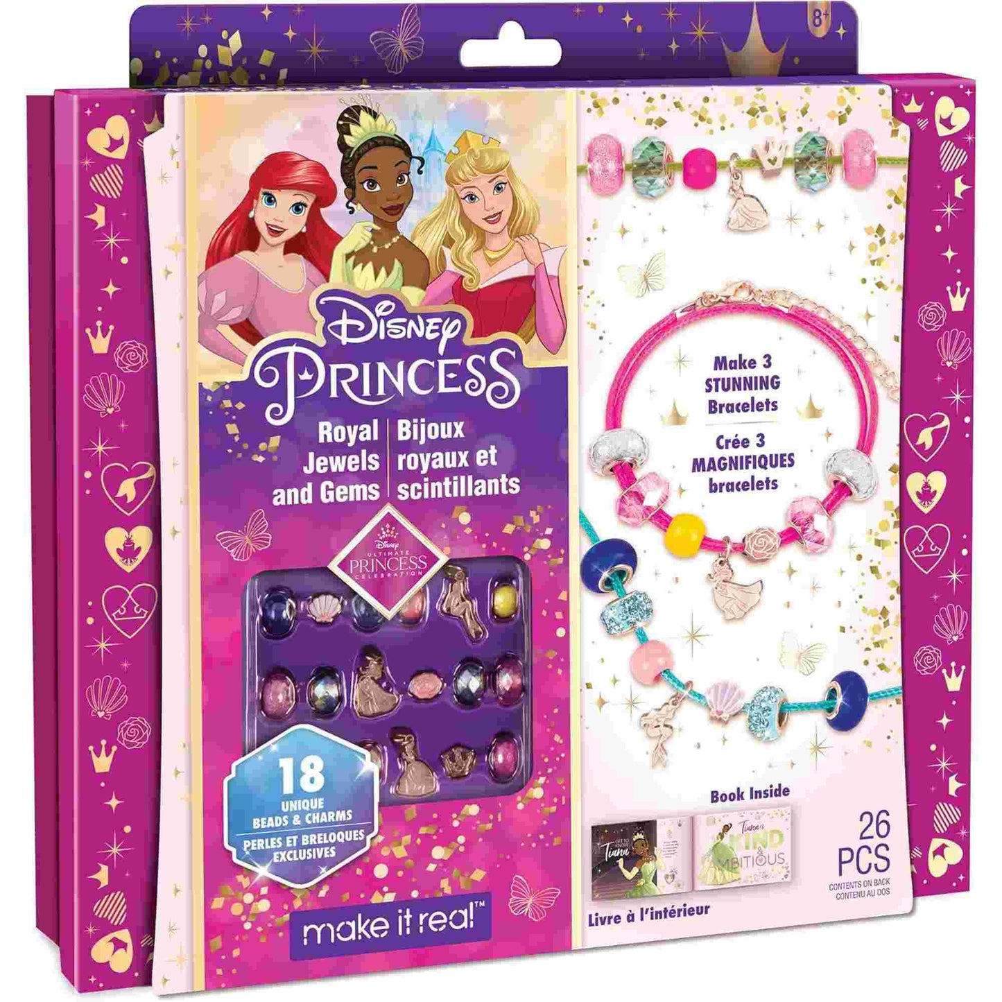 Make it Real | Disney Princess Bracelet Making Kit Craft Set