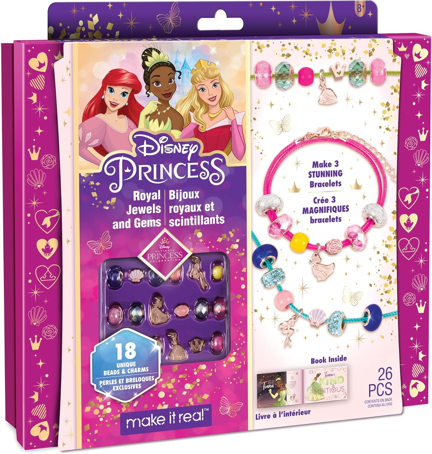 Make it Real | Disney Princess Bracelet Making Kit Craft Set