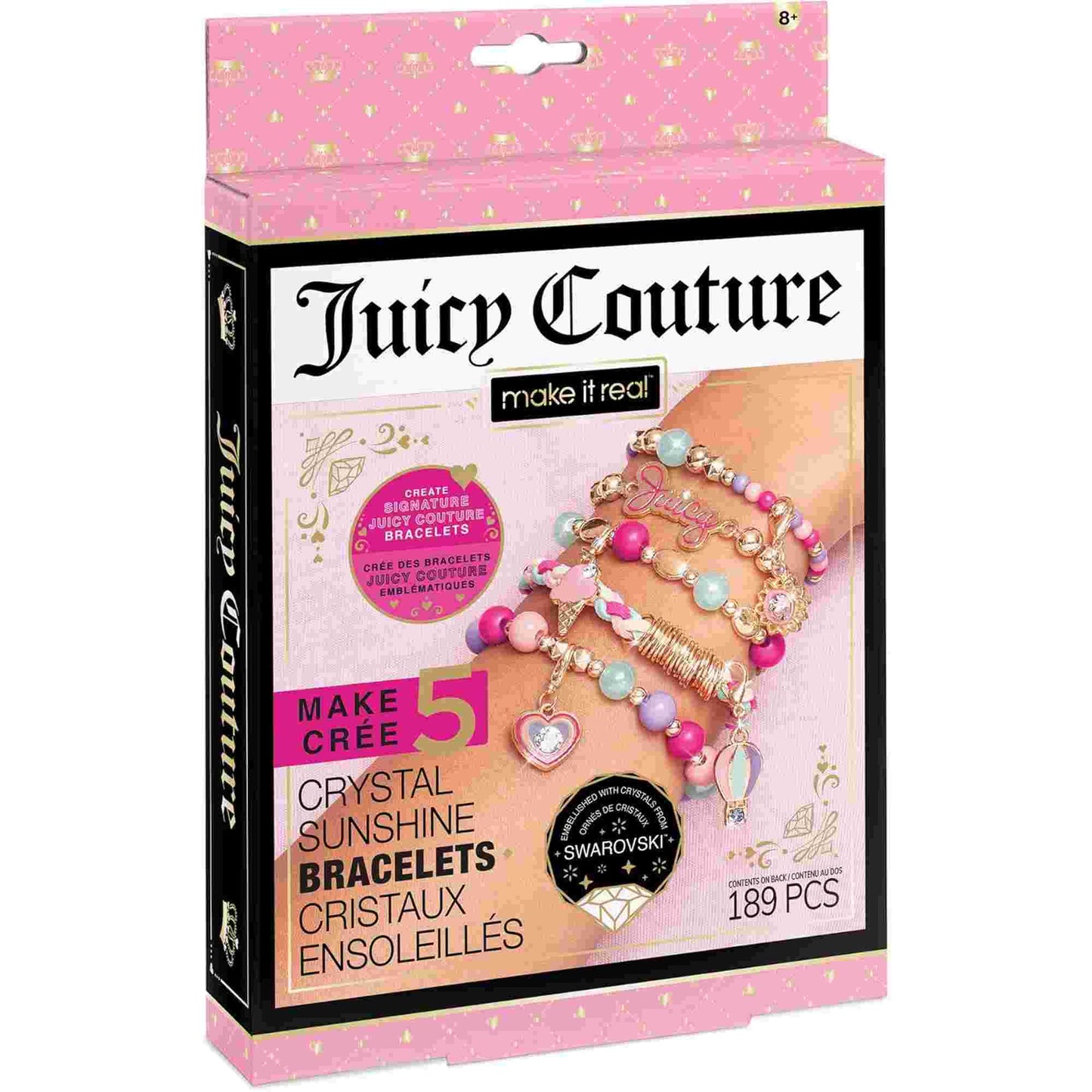 Make it Real | Juicy Couture Bracelet Making Kit with Swarovski Crystals Craft Set