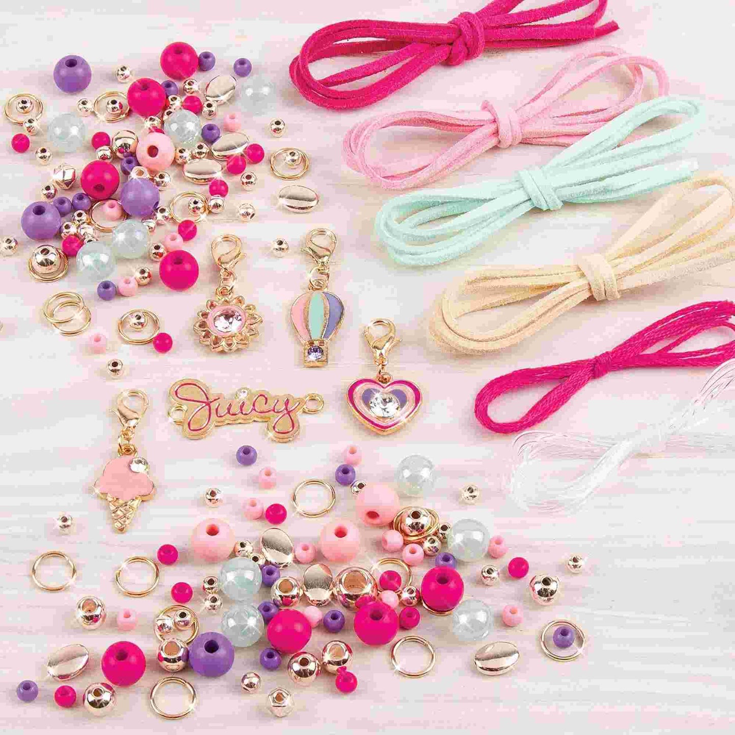 Make it Real | Juicy Couture Bracelet Making Kit with Swarovski Crystals Craft Set