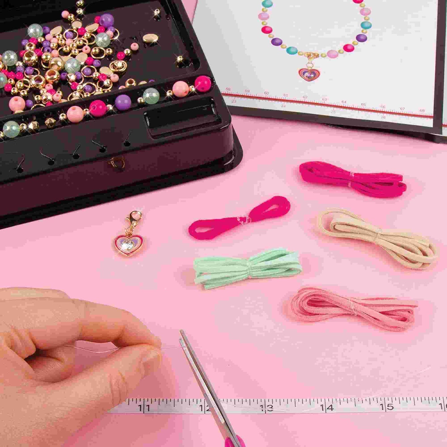 Make it Real | Juicy Couture Bracelet Making Kit with Swarovski Crystals Craft Set