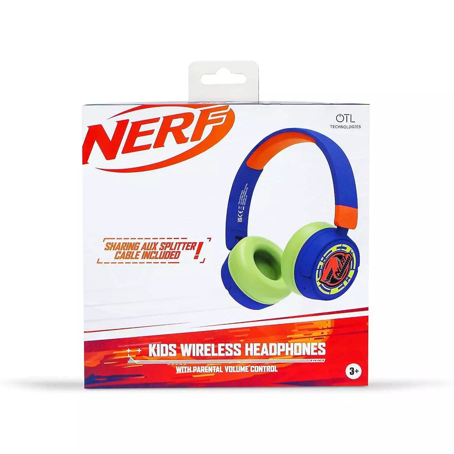 OTL | Nerf Kid's Wireless Bluetooth Headphones with Built-in Microphone