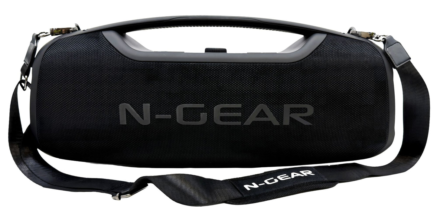 N-Gear | NRG500 Bluetooth Speaker Partybox with Lighting & Microphone IPX5 Waterproof Black