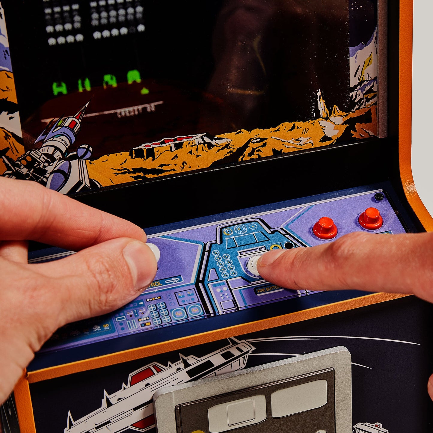 Rubber Road | Space Invaders Quarter Scale Arcade Cabinet (2 Player)