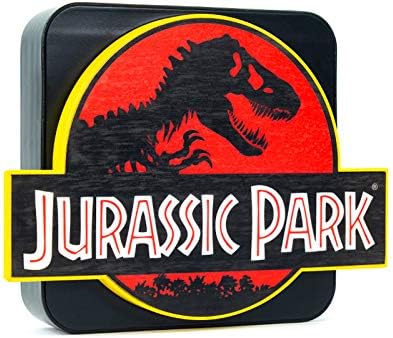 Rubber Road | Jurassic Park Logo 3D Lamp
