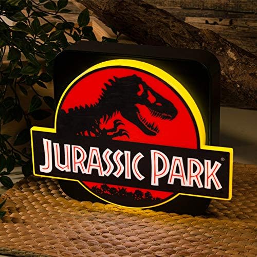 Rubber Road | Jurassic Park Logo 3D Lamp