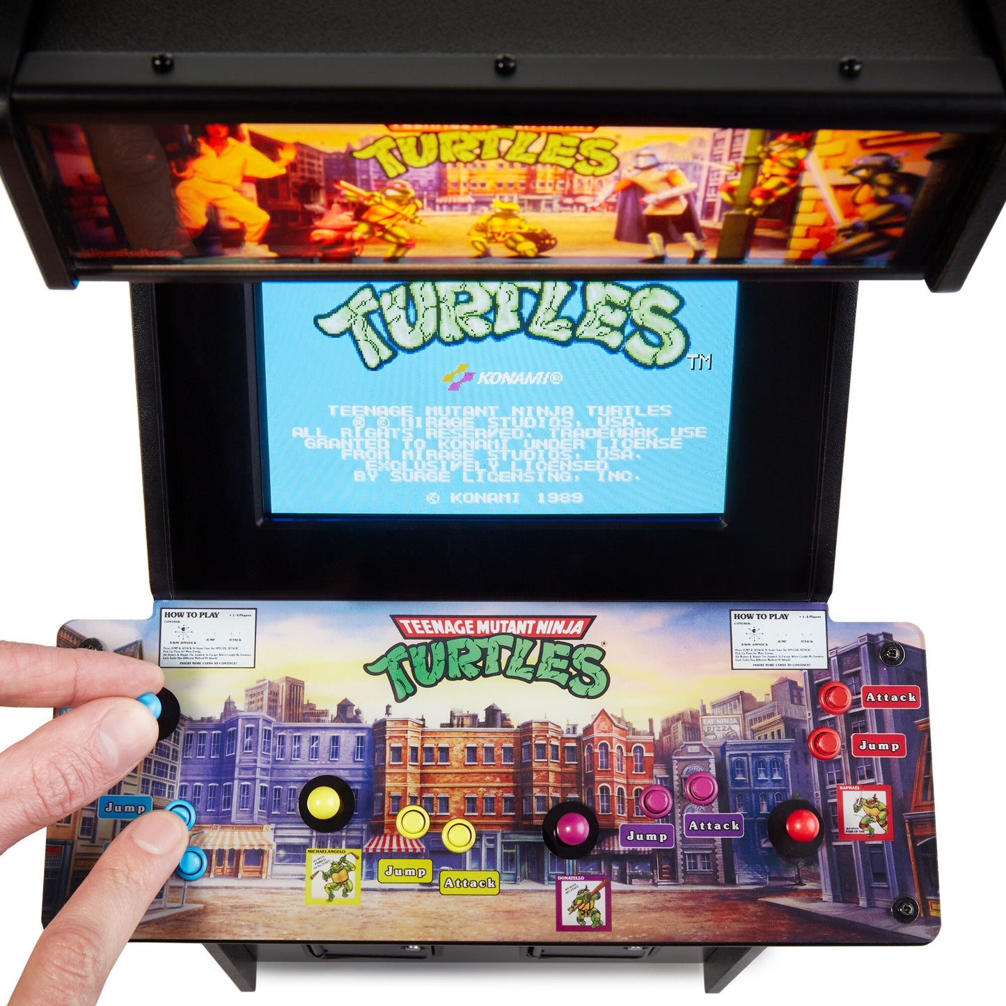 Rubber Road | TMNT Quarter Scale Arcade Cabinet (2 Player)