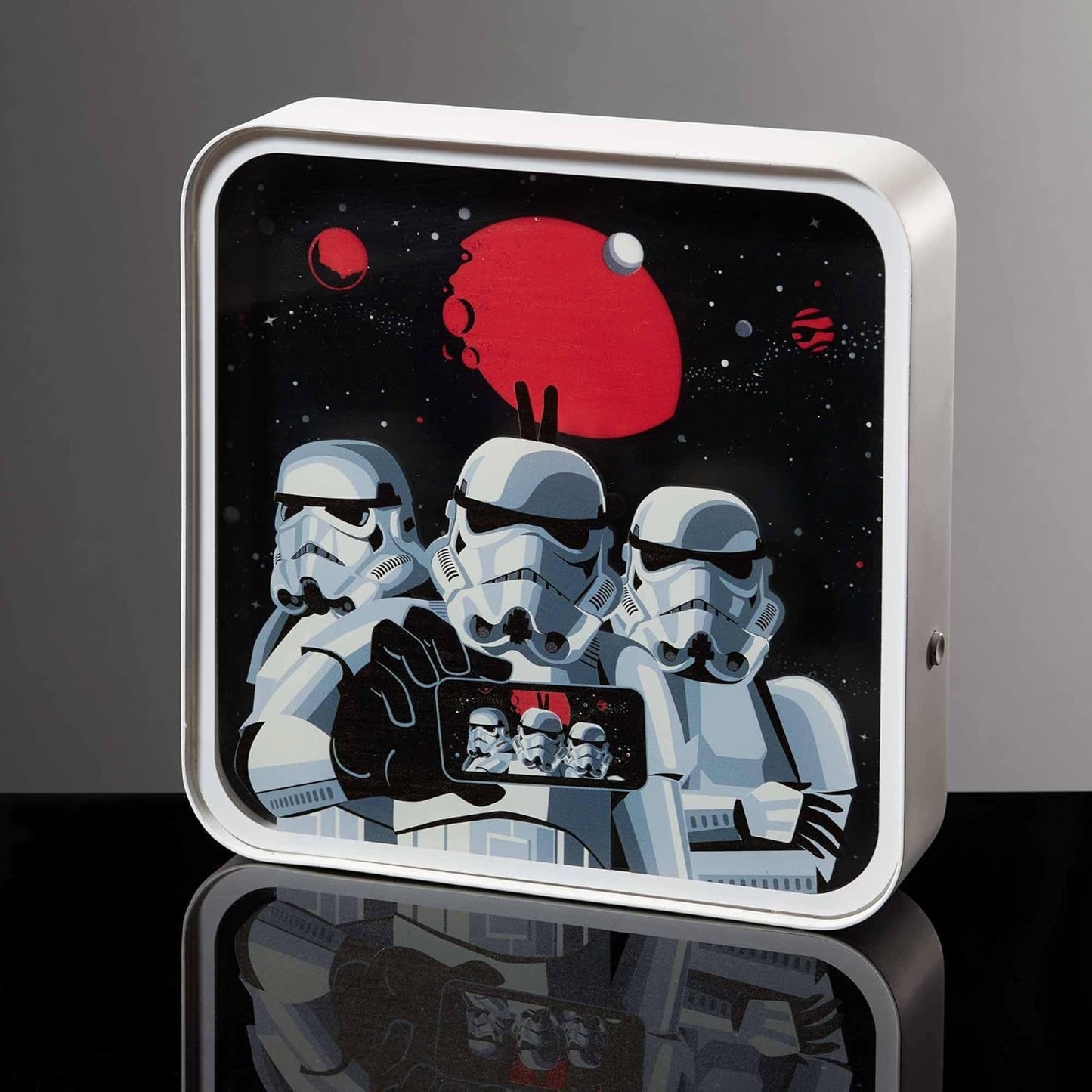 Rubber Road | Star Wars Stormtrooper Perspex Desk Lamp