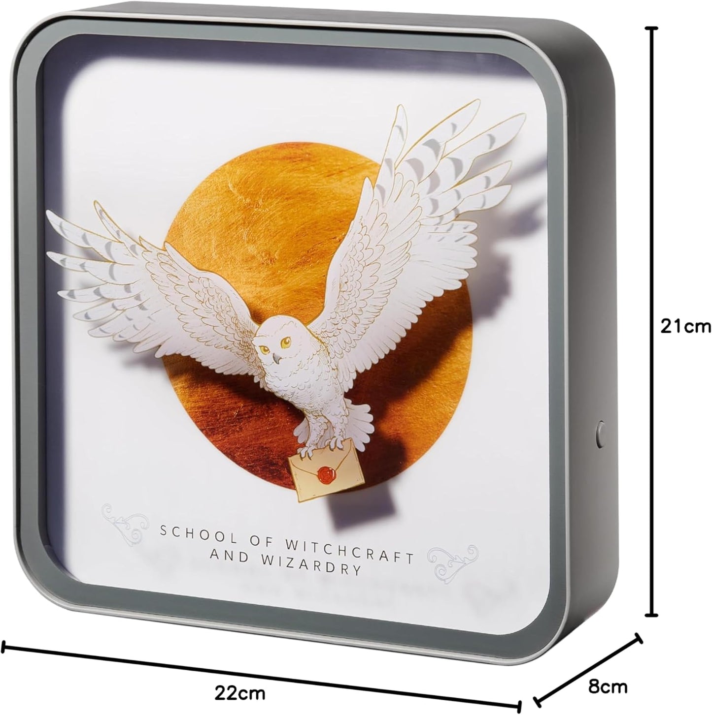 Rubber Road | Harry Potter Hedwig Perspex Desk Lamp