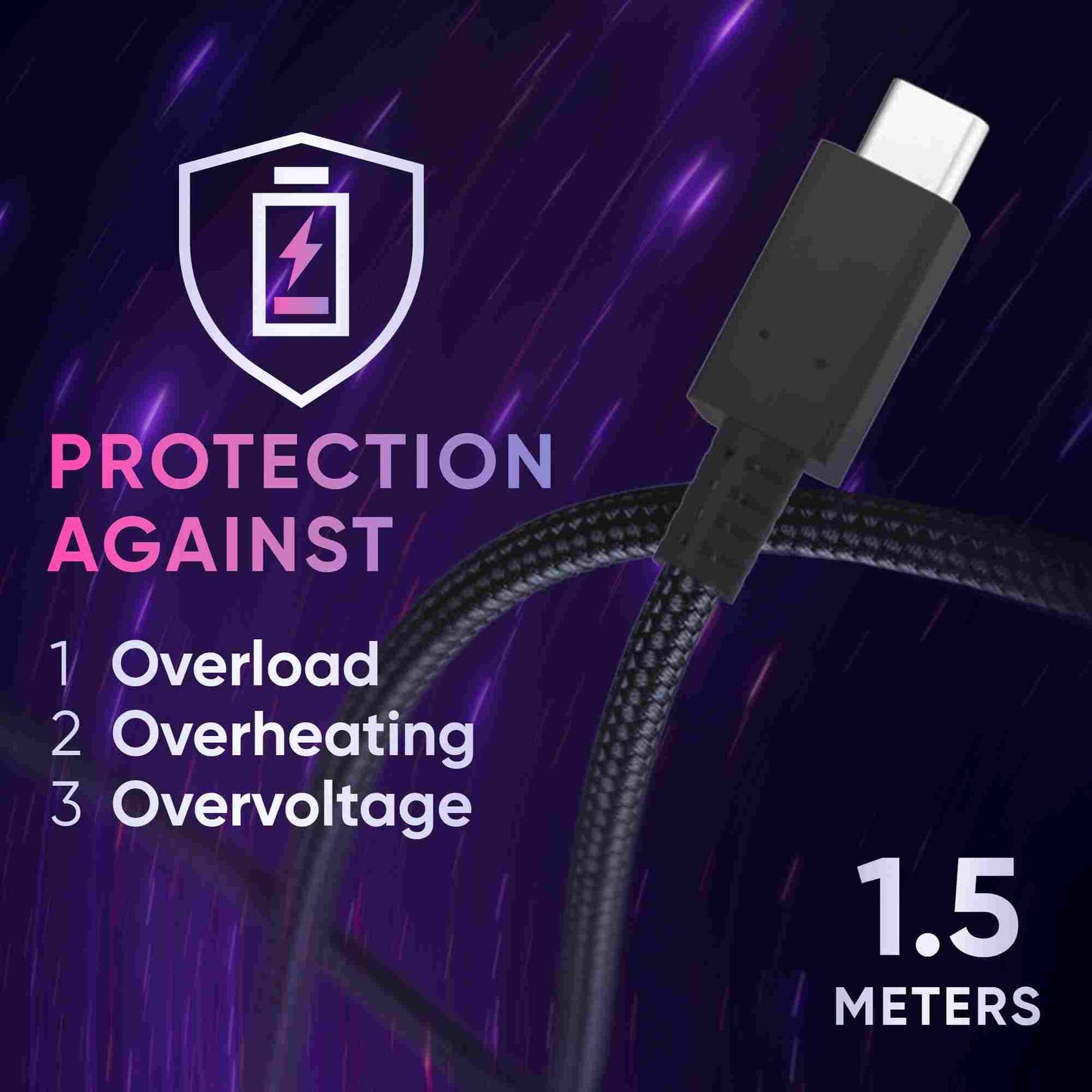 Oniverse | 60w 1.5m Car Charger Adapter for Nintendo Switch 2