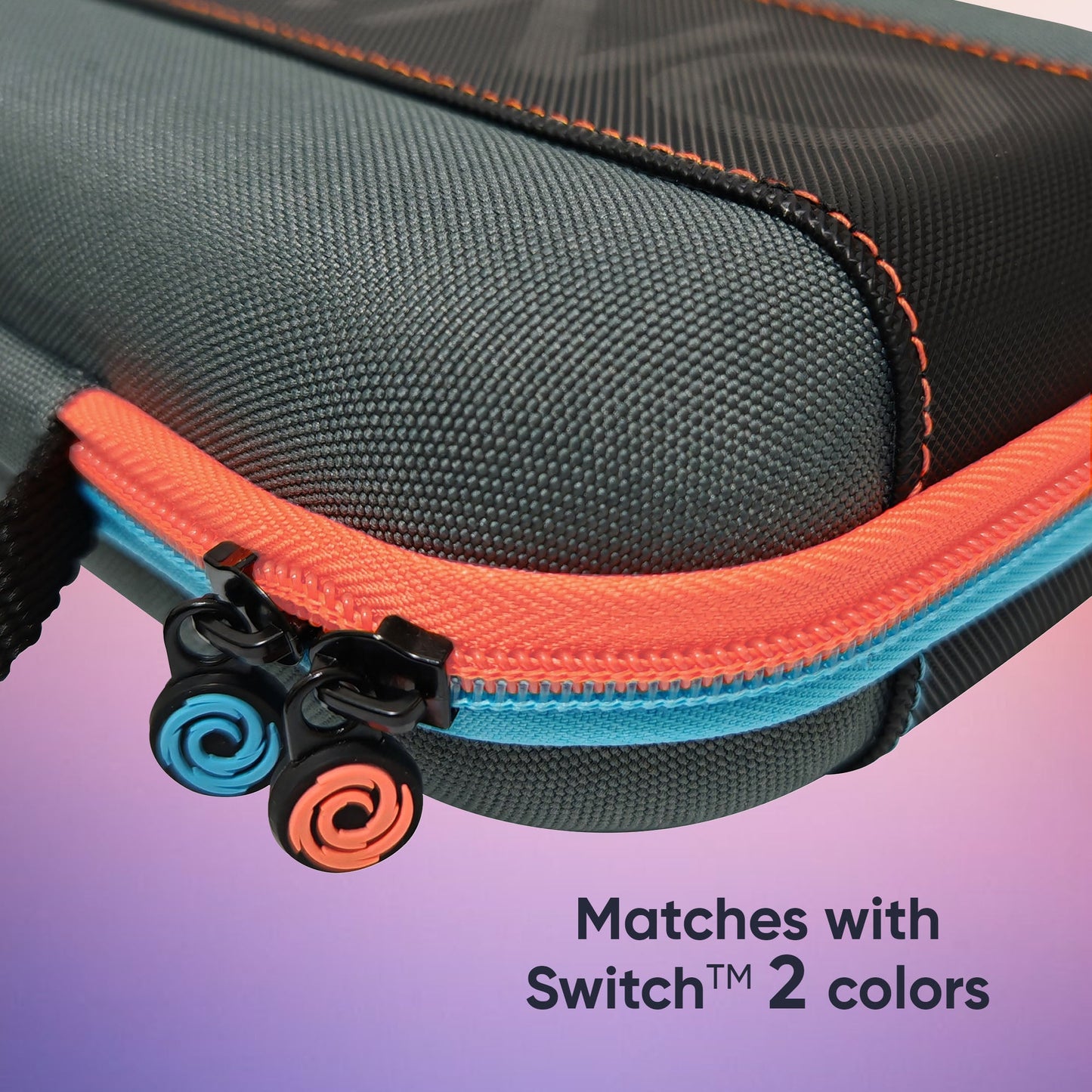 Oniverse | Nintendo Switch 2 Carrying Case with Blue & Orange Zip Tag