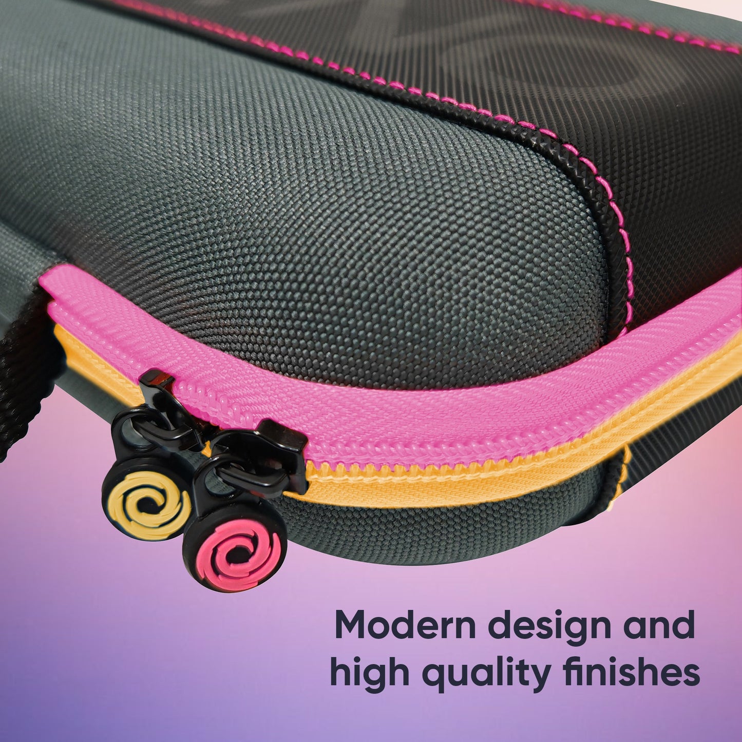 Oniverse | Nintendo Switch 2 Carrying Case with Pink & Yellow Zip Tag