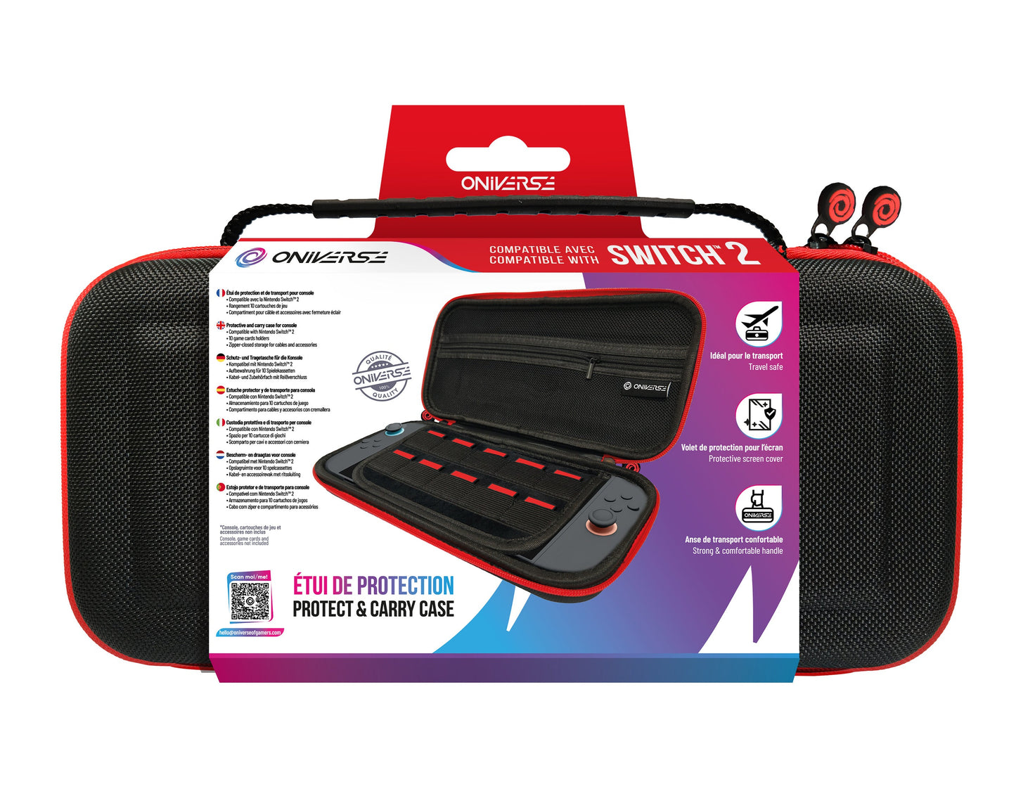 Oniverse | Nintendo Switch 2 Carrying Case - Black