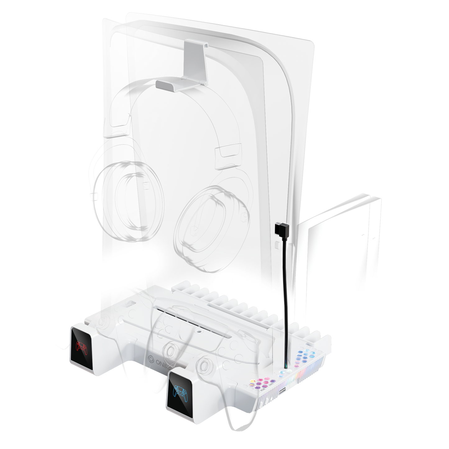 Oniverse | Nexus 5 Cooling and Charging Stand for PS5 & PS5 Slim