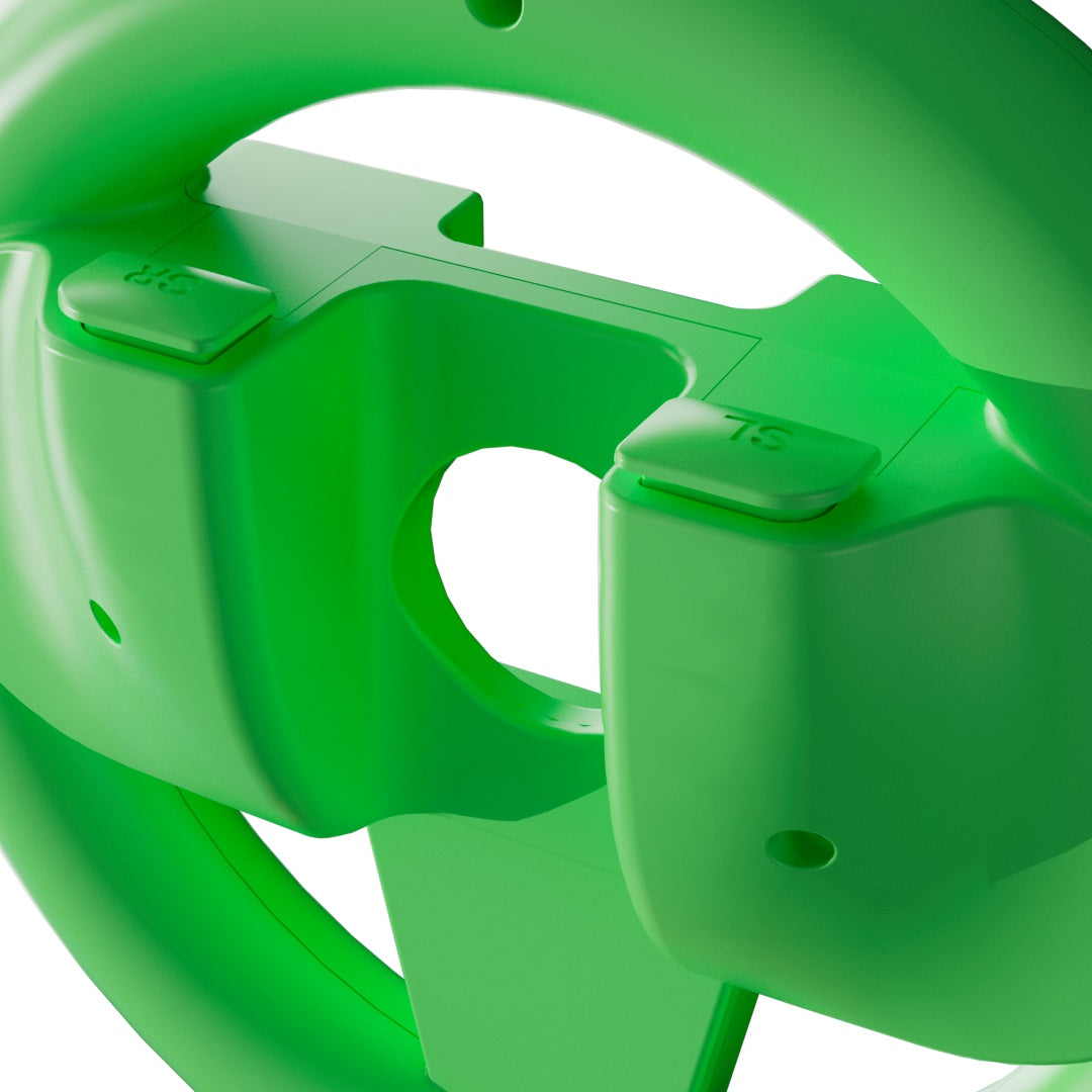 Oniverse | Pack of 4 Racing Wheel Controller Holders for Nintendo Switch 2 - Orange/Blue/Purple/Green