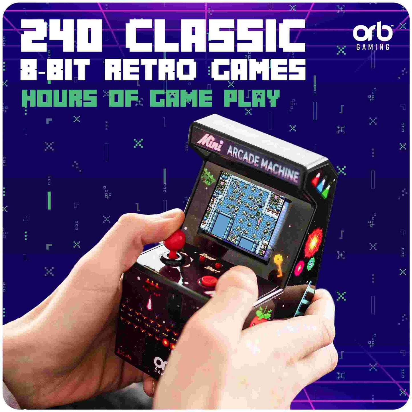 Thumbs Up Orb Retro Mini Arcade Machine 240 Games