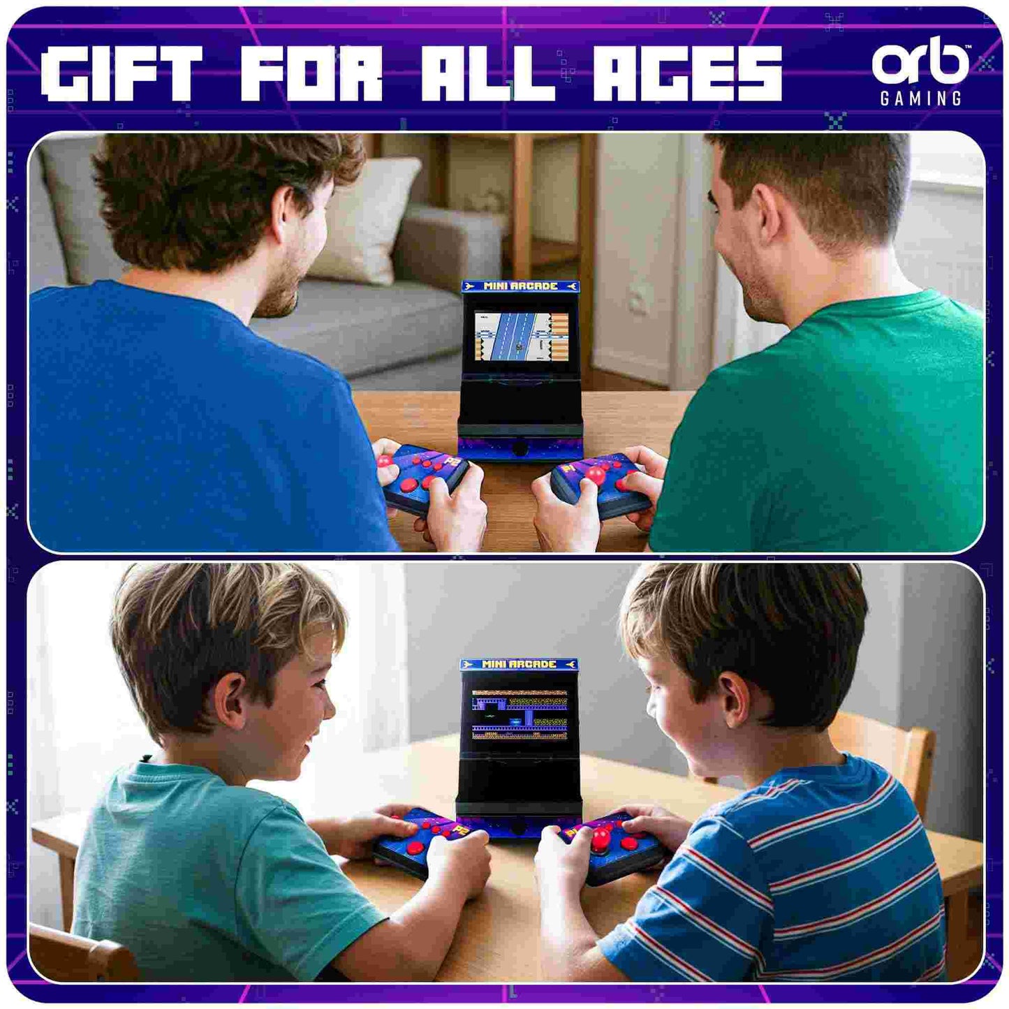 Thumbs Up Orb Retro Mini Arcade Machine (2 Player) 300 Games 216x 1 Player & 84x 2 Player