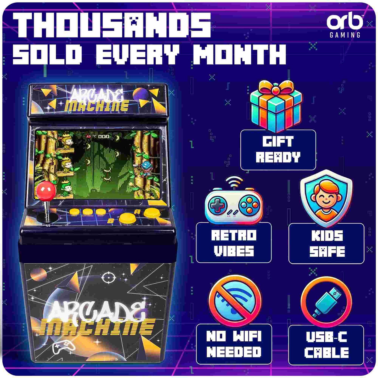 Orb Tabletop Arcade Machine (150 Games)