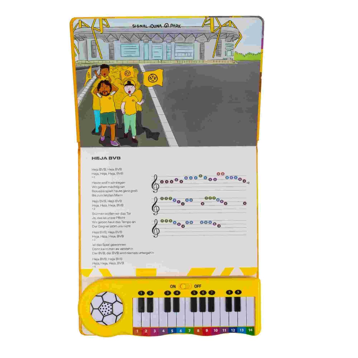 Fans Legacy Burussia Dortmund BVB Fan Chants Piano Book