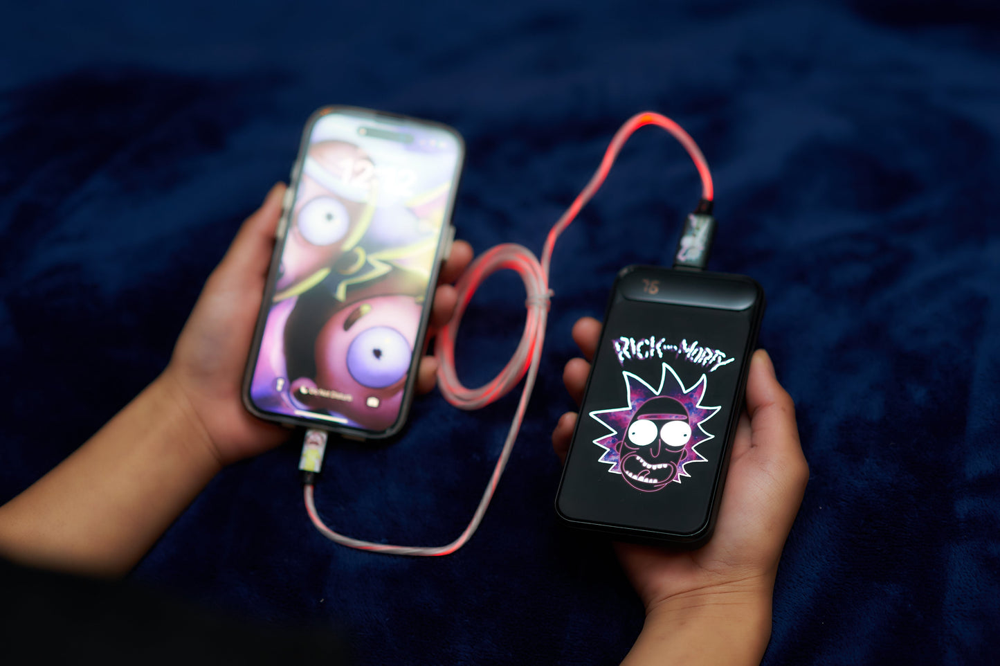 Lazerbuilt | Rick and Morty Light-Up Power Bank 10,000mAh