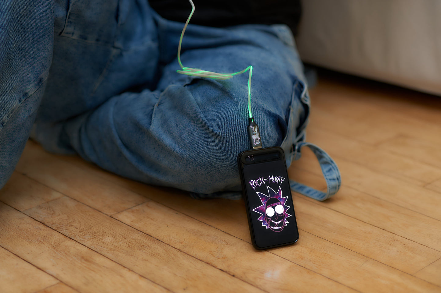 Lazerbuilt | Rick and Morty Light-Up Power Bank 10,000mAh