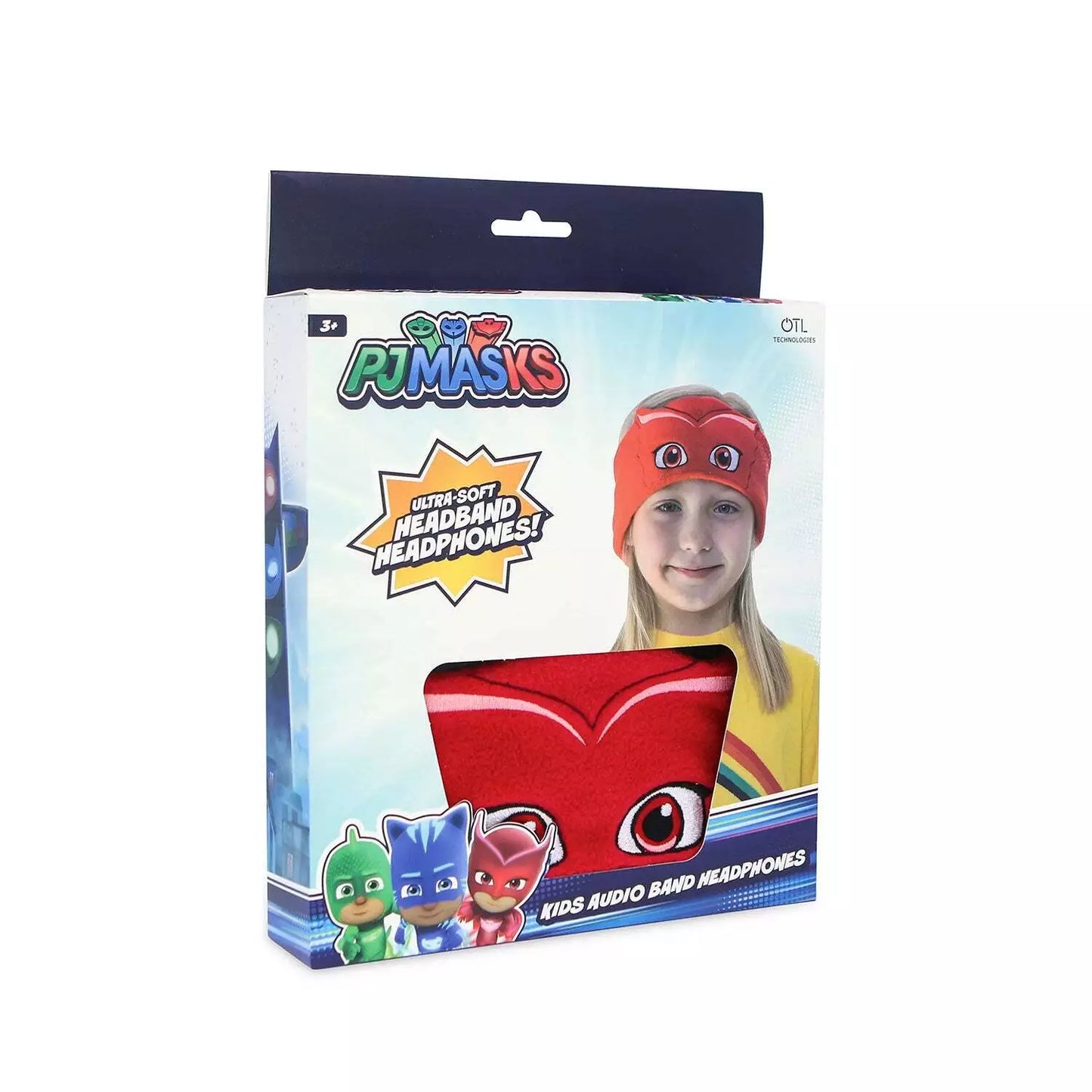 OTL | PJ Masks Owlette Kid's Fleece Audio Band Washable Wired Headphones