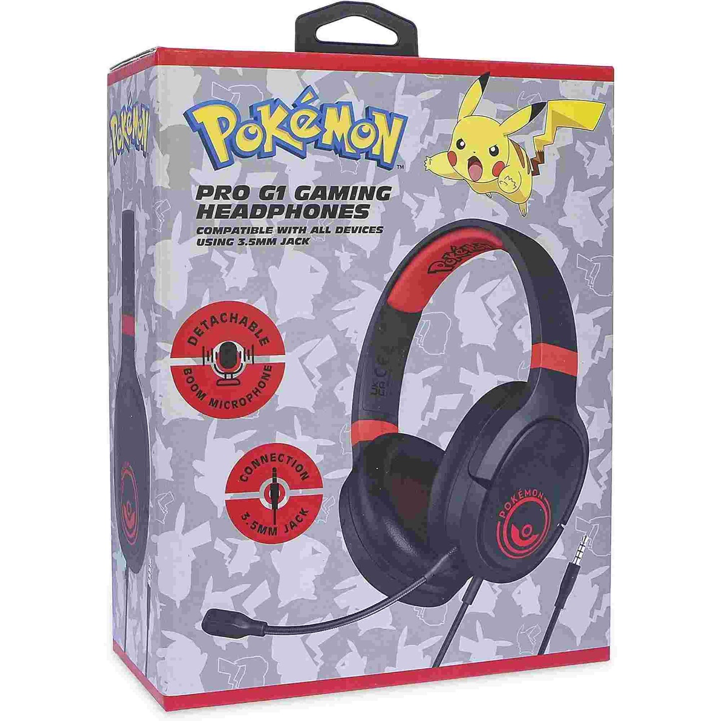 OTL | Pokémon Pokéball Pro G1 Wired Gaming Headset with Detachable Microphone