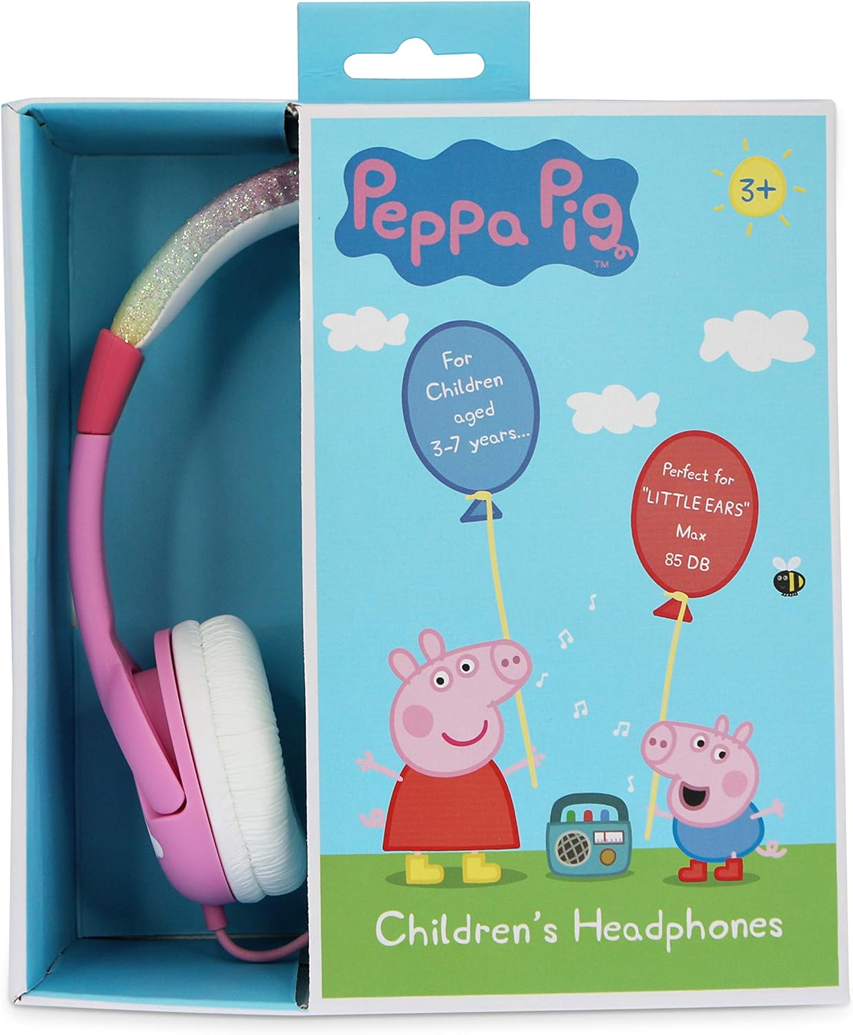 OTL | Peppa Pig Glitter Rainbow Peppa Pink Kids Headphones