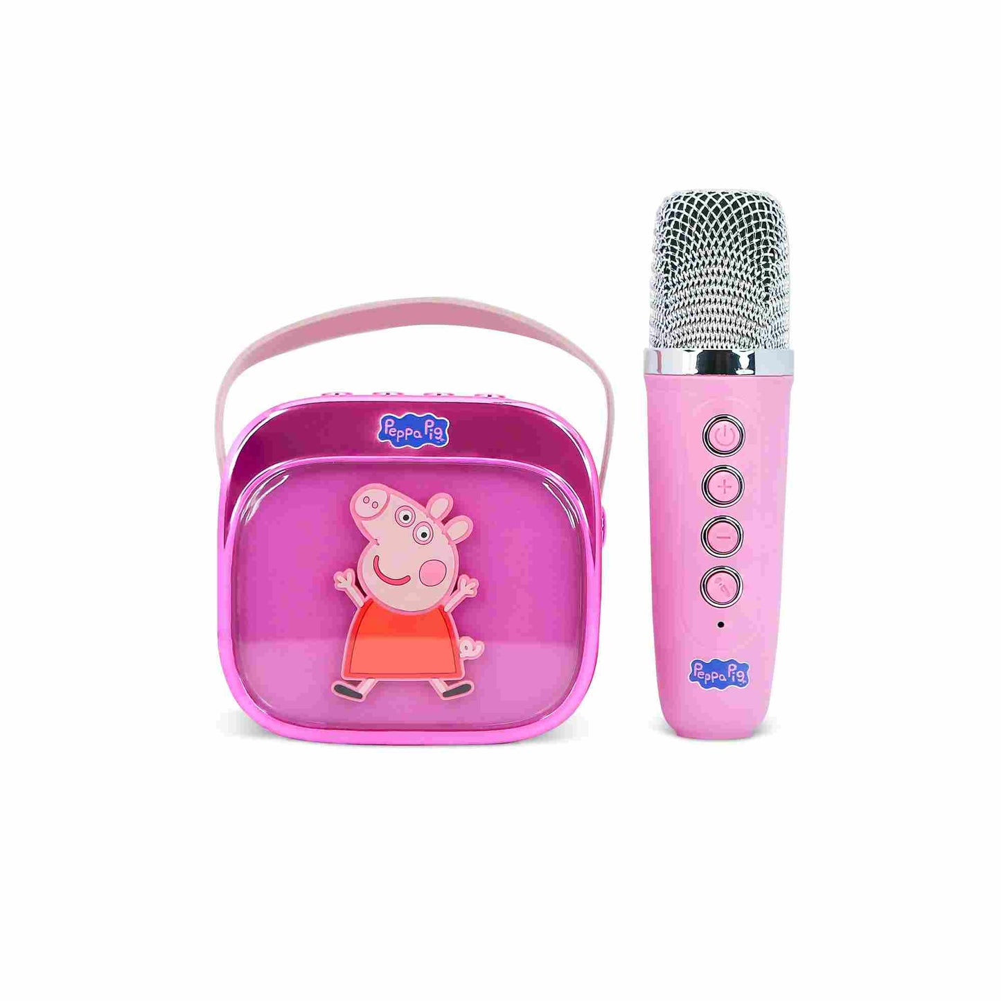 OTL Peppa Pig Popsing Led Light-Up Wireless Karaoke Speaker & Microphone