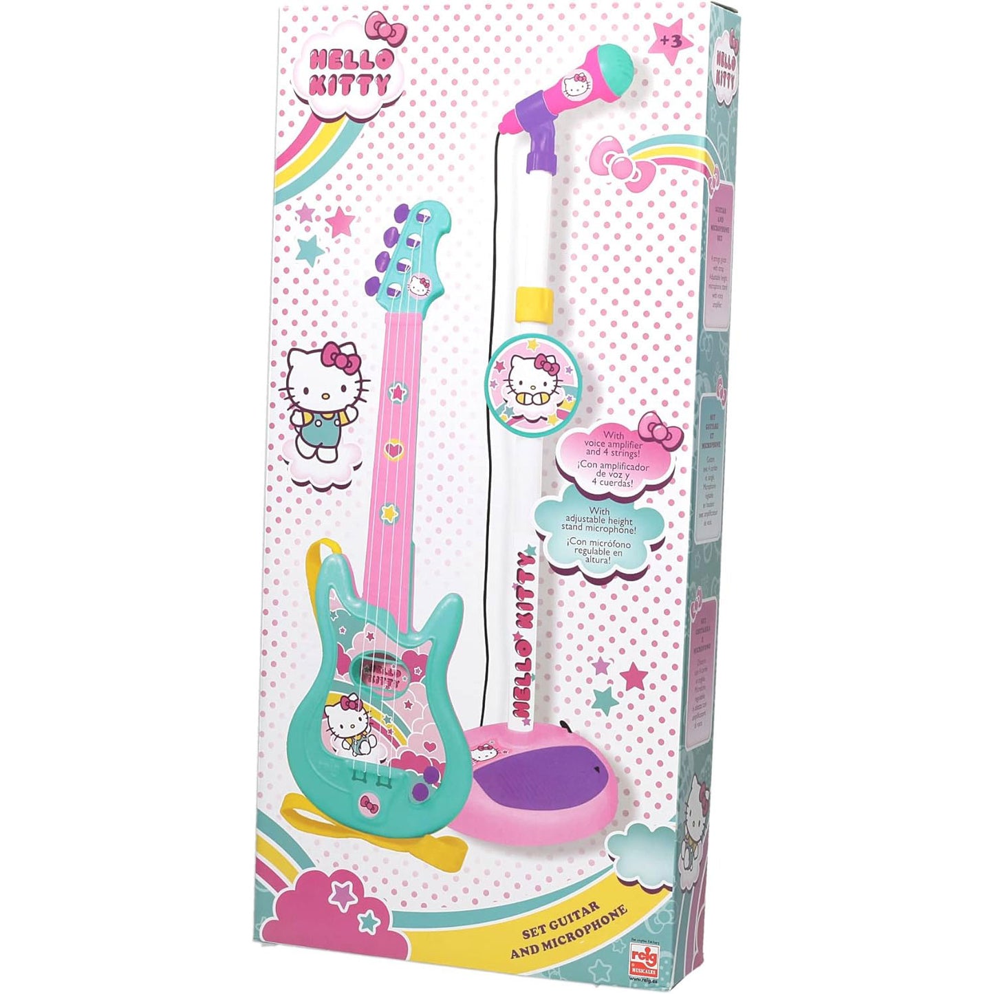 Reig | Hello Kitty Guitar and Microphone