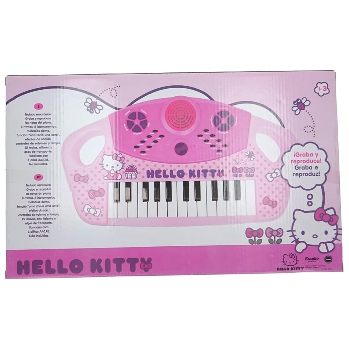 Reig | Hello Kitty 25-Key Electric Keyboard